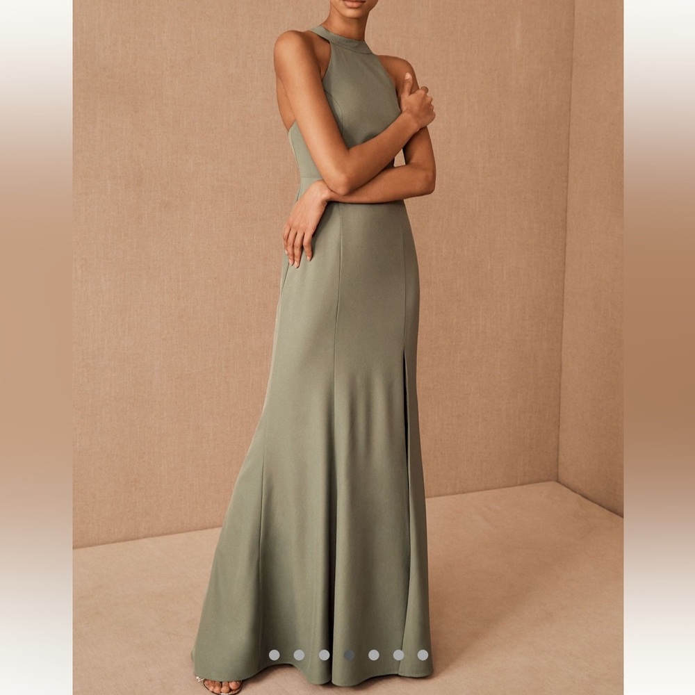 NWT BHLDN Serefina Crepe Maxi Bridesmaid Dress